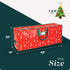 Handy Laundry Christmas Tree Storage Bag - Stores 7.5 Foot Artificial Xmas Holiday Tree, Zippered Bag, Durable Waterproof Material, Carry Handles....