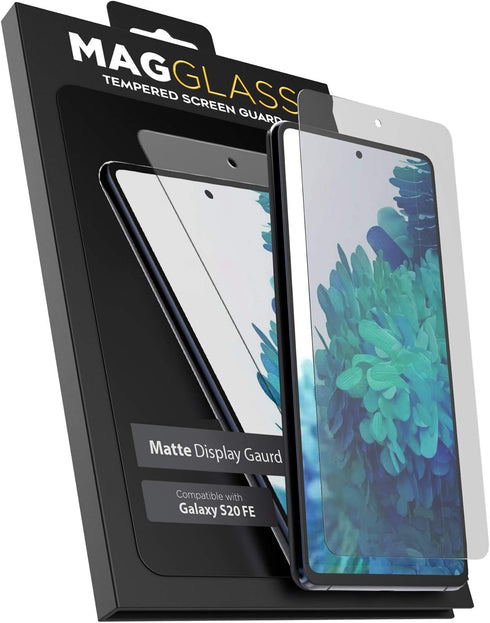 magglass Samsung S20 FE Matte Screen Protector (Fingerprint Resistant) Bubble-Free Anti Glare Tempered Glass Display Guard for Galaxy S20 FE (Case...
