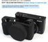 Camera Case for Sony ZV-1 ZV1 ZV 1 Vlog Camera, Camera Cover Body Skin with Removable Lens Cover Buttons Prompts Anti-Scratch Slim Fit Soft Silico...