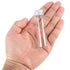 20ml Glass Vials with Screw Caps and Plastic Stoppers, Small Clear Liquid Sample Vial, Leak-Proof Vial, 12PCS...
