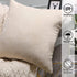 OTOSTAR Pack of 2 Waterproof Outdoor Indoor Throw Pillow Covers 20x20 Inch Garden Decorative Pillow Covers Square Pillowcases Outdoor Patio Cushio...