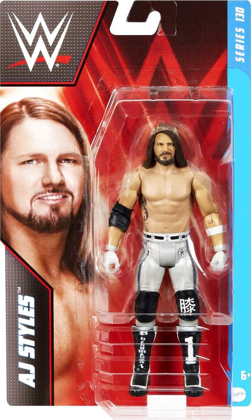 WWE Basic Aj Styles Action Figure, Posable 6-inch Collectible for Ages 6 Years Old & Up...