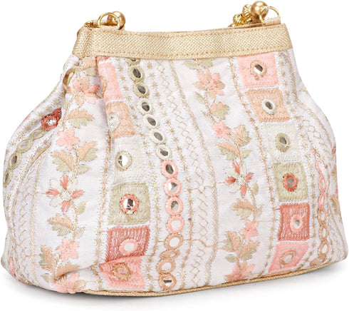 Indian Ethnic Potli Bags For Women, Indian Potli Bags For Return Gift, Women Poti Bags for Wedding...