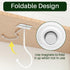2-Pack Banana Hook Under Cabinet,Banana Holder,Metal Banana Hanger Hook,Adhesive Banana Hook, Foldable Banana Hook, Folds Up With Magnets When Not...