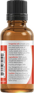Viva Doria 100% Pure Tangerine Essential Oil, Undiluted, Food Grade, Cold Pressed, Made in USA, 30 mL (1 Fluid Ounce)...