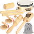 Ehome Toddlers Musical Instruments, Wooden Percussion Kids Baby Musical Instruments, Montessori Musical Toys Set for Kids Childrens Preschool Educ...