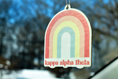Sorority Shop - Kappa Alpha Theta - Rainbow Air Freshener - 2/Pack - Flowers & Sunshine Scent...