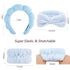VELSCRUN 6 Pack Spa Headband, Makeup Headband, Face Wash Headband, Skincare Headbands, Blue Sponge Hair Band Bow Tie Spa Headband for Washing Face...