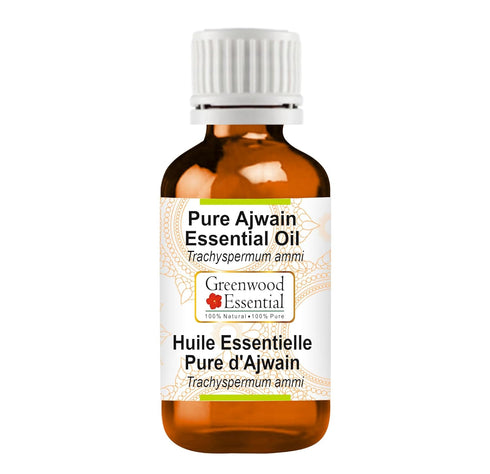 Pure Ajwain Essential Oil (Trachyspermum ammi) Steam Distilled 30ml (1 oz)...