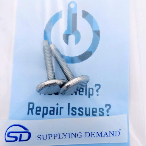 Supplying Demand WD12X23057 WD12X10417 2 Pack Dishwasher Screw-in Leveling Leg Replacement Model Specific Not Universal