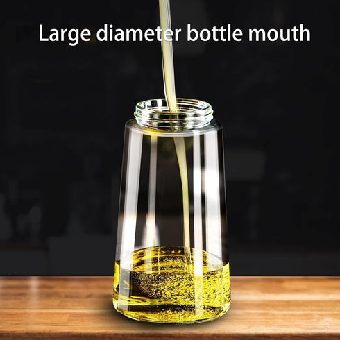 2 in 1 Glass Oil Sprayer & Dispenser, 470ml Glass Olive Oil Sprayer,Cooking Oil Sprayer,Oil Spray Bottle For Kitchen,Canola Oil Sprayer,Fryer For ...