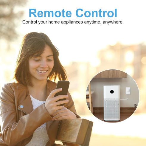 Matter Smart Plug, Homekit Supported, Smart Outlet Works with Siri, Alexa & Google Home, WiFi Outlet Smart Home with Remote Control, Timer & Sched...