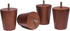 Round Wood Sofa/Couch/Chair/Ottoman Solid Wood Leg Walnut Finish (3 Inches,Set of 4)...