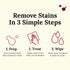 Chateau Spill Red Wine Stain Remover for Clothes – 25 Wipes for Stubborn Stains on Tablecloth, Carpet, Upholstery and Laundry from the makers of M...