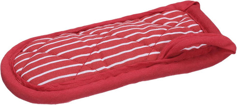 uxcell 2Pcs Pan Handle Sleeve, Pot Handle Covers Heat Resistant Iron Skillet Handle Covers for Kitchen Baking Cooking Supplies, Red and White Stri...