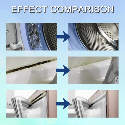 Sugelary Washing Machine Cleaner for Washing Machine, Refrigerator Strips, Grout Cleaner for Home Sink Shower with Brush...