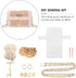 ABOOFAN 1 Set DIY Cross Stitch Purse Needlepoint Kits for Beginners Make a Cute Crossbody Purse Cross Stitch Kits for Kids and Adults Khaki...
