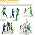 DDUNG Action Figure Stand, Versatile and Sturdy Display Holder Base ,for 6-8 inch Models, Compatible with Mafex Figma, Gundam 1/44 Toys, Marvel, S...