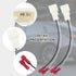 2PCS Car Speaker Adapter Harness,Speaker Wire Adapter for Connected Front+Rear Door Speakers,Premium Speaker Connector/Speaker Harness Compatible ...