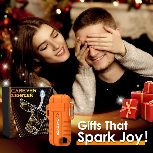 Gifts for Men Women Electric Lighter - Christmas Stocking Stuffers for Adults Dad Wife Husband Gift Ideas Rechargeable USB Arc Plasma Candle Light...