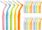 50PCS L-Shaped Interdental Brushes Braces Toothbrush Short Handle,5 Different Sizes Dental Floss Brush Angled Interdental Toothpick...