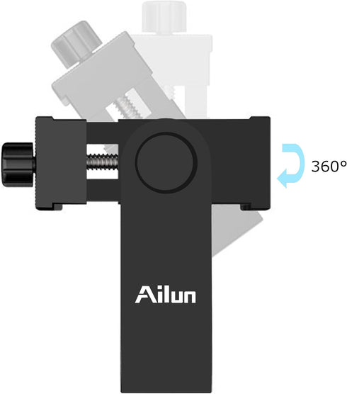 Ailun Tripod Phone Mount Holder Head Standard Screw Adapter Rotatable Digtal Camera Bracket,Compatible for Most Cellphones iPhone......