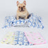 1 Pack 3 Blankets Super Soft Fluffy Premium Cute Elephant Pattern Pet Blanket Flannel Throw for Dog Puppy Cat Blue/Pink/Yellow Small(23x16 inch)...
