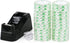 BOMEI PACK Tape Dispensers Desk, 1 Pack Black with 12Rolls Transparent Tape, 1 Inch Core, for Gift Wrapping, School, Office and Home...