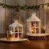 Kate Aspen Rustic Farmhouse Decor White Candle Holder Lantern Decorative (7.5 Inch), Wedding Decoration, Centerpiece Table Decorations, Home Decor...