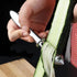 Fruit Peeling Knife, Digging Eyes, Grater, Multifunctional Vegetable Slicer, Zinc Alloy Three-In-One Scraper Peeler, Food Chopper with Non-Slip Ha...