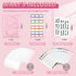 Onlyesh Budget Binder, Cash Envelopes for Budgeting, Money Organizer for Cash, 28Pcs Budget Binder with Cash Envelopes, Marble 6-Ring Money Saving...