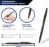 Pacific Arc Chromagraph Metal Mechanical Pencil .3 mm Black Barrel Mechanical Pencil with Built In Adjustable Pencil Grade, Lead Pencil Holder for...