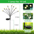 Solar Garden Lights - 2 Pack 20LED New Upgraded Firefly Lights Solar Outdoor Waterproof Solar Swaying Light, 2 Lighting Modes Solar Lights for Yar...