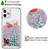 for iPhone 14 Pro Case iPhone 14 Pro Christmas Phone Case Glitter Sparkle Liquid Floating Case Shockproof Clear Soft TPU Bumper Case Xmas Santa Cl...