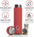 Pure Zen Tea Thermos with Infuser for Hot and Cold Infusions - Stainless Steel - Tea Infuser Bottle - Leakproof Travel Mug with Filter - 15oz - Re...