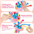 Montessori Toys - Silicone Pull String Baby Sensory Toys for Toddlers - Toddler Travel Toys...