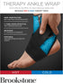 Brookstone Therapy Ankle Wrap with Fast-Acting Silica Gel Beads, Reusable Hot and Cold Ice Pack for Ankles, Penetrating Ankle Pain Relief for Spra...