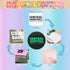 TransWonder Glow in The Dark 3D Puff Vinyl Heat Transfer - Luminous Fluorescent HTV Puff Vinyl Bundle Puff Heat Transfer Vinyl for T Shirts Compat...