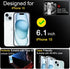 Ferilinso 4 Pack Screen Protector for iPhone 15 with 4 Pack Tempered Glass Camera Lens Protector Phone Case Friendly HD Accessories Protector de P...
