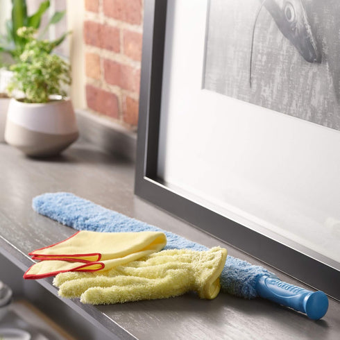E-Cloth High Performance Dusting Glove, Microfiber Cleaning Cloth, Traps Dust, Pollen, Pet Fur, and Hair, Great for Wood and Leather Surfaces, Was...