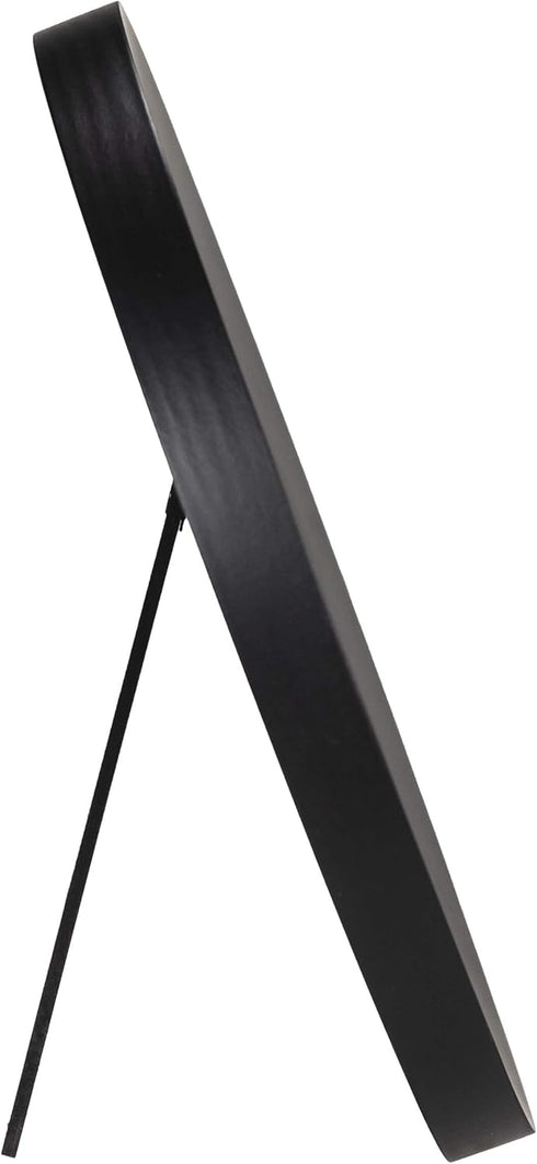 Malden International Designs Classic Oval Black Wood Picture Frame, 5x7, Black...