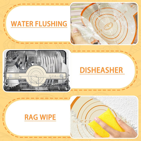 2PCS Silicone Bread Sling for Dutch Oven - Platinum Silicone, Reusable Non-Stick & Easy Clean Baking Mat Supplies, Extra Long Handles for Easy Sou...