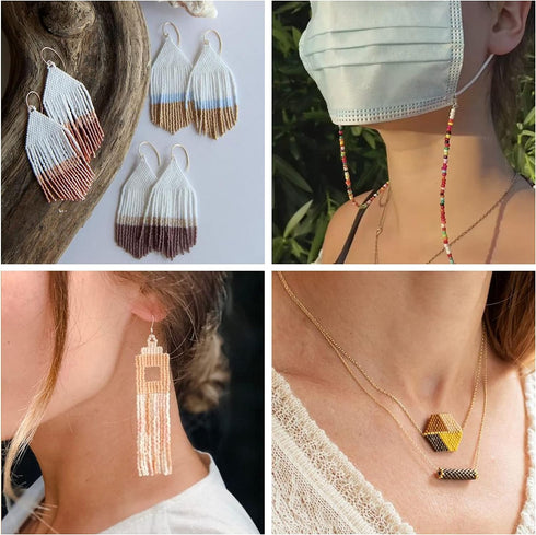 10000pcs Glass Seed Beads Bulk,2mm 12/0 Craft Seed Beads Small Pony Beads for DIY Craft Projects Bracelets Necklace Jewelry Making - Dark Green Wa...