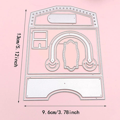 AlinaCraft 1set Card Bag Metal Cutting Die Cut for Handmade Gift Cards Holder Gift Wrap Money Packing Paper Craft Scrapbooking for DIY Holiday Gif...