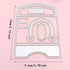 AlinaCraft 1set Card Bag Metal Cutting Die Cut for Handmade Gift Cards Holder Gift Wrap Money Packing Paper Craft Scrapbooking for DIY Holiday Gif...
