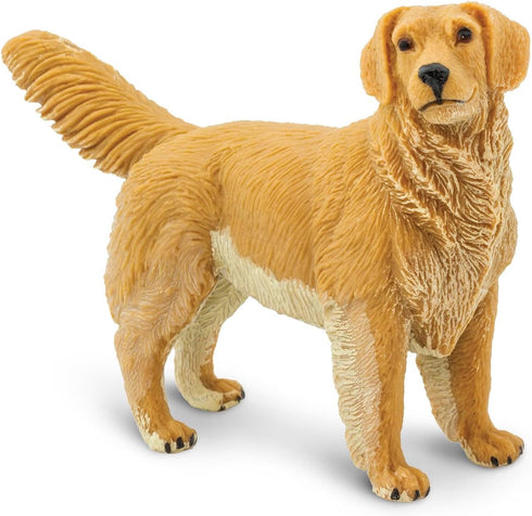 Safari Ltd. Golden Retriever Figurine - Detailed 4.5" Plastic Model Figure - Fun Educational Play Toy for Boys, Girls & Kids Ages 1+...
