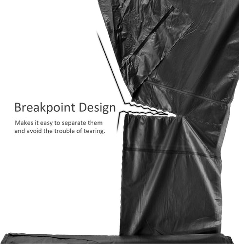Trash Bags, 4 Gallon Handle-Tie Small Trash Waste Bag, Little Garbage Bags for Bathroom, Kitchen, Picnic, Office, Bedroom, 5 Pack/100 Counts...