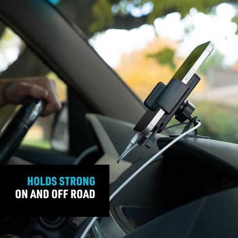 Nite Ize Squeeze Universal Dash Mount - Phone Holder & Mount for Car Dashboard - Cell Phone Accessories with Universal Design - Black......