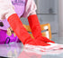 Rubber Cleaning Gloves Kitchen Dishwashing Glove 3-Pairs,Waterproof Reuseable.(Small)...