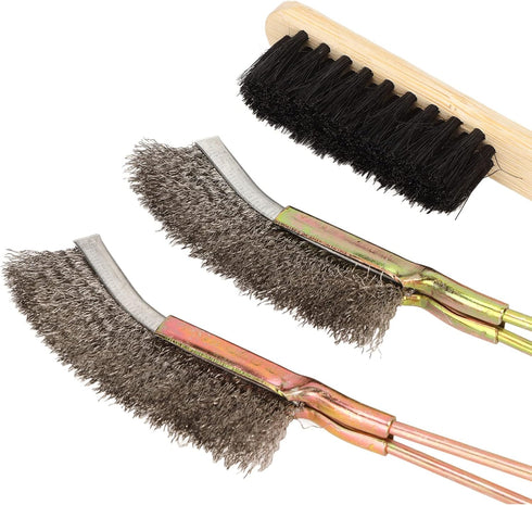 Pssopp 3Pcs Bird Cage Brush, Handle Long Brush Pet Cage Brush Accessories for Pet Bird Small Animal...